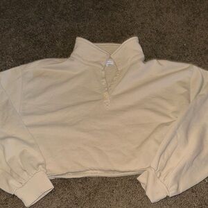 Women's Cream Pullover Top